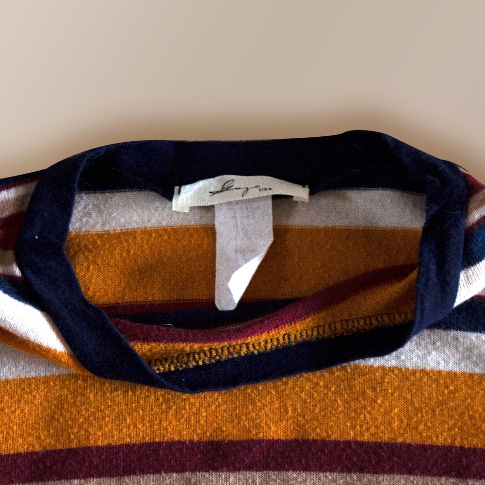 Striped Ringer Tee - Picture 2 of 4